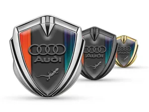 Audi Cupolato Emblema Badge Disegno Sportivo Alta Gamma
